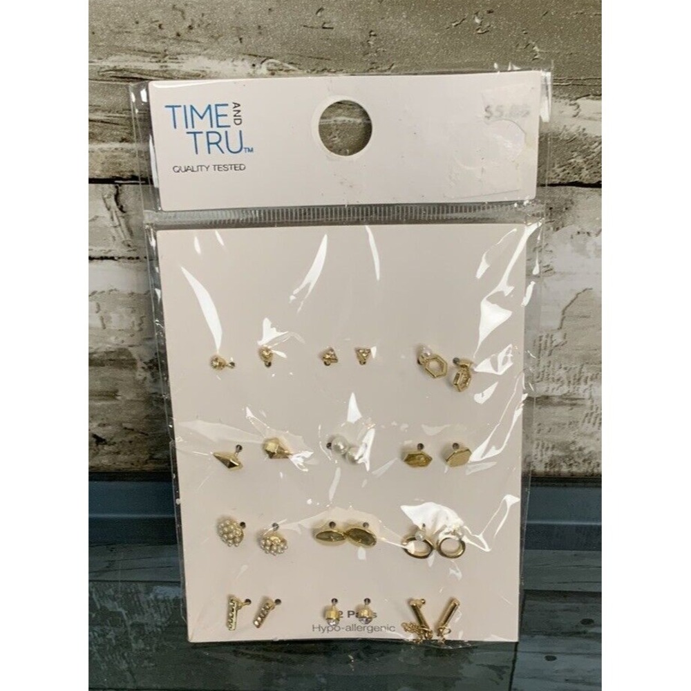 Time And Tru Earing Set‎ (12 sets) Hypo-Allergenic